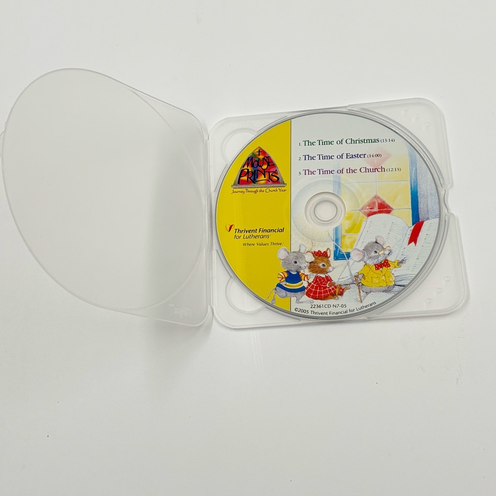 Mouse Prints: Journey Through the Church Year Audio CD - Brand New